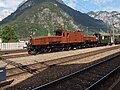 Ce 6/8II Nr. 14253 in Erstfeld, mit Leichtstahlwagen (SBB)