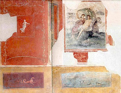 Bacchus and Ceres, from the triclinium, Villa Carmiano