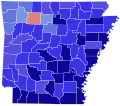 1924 Arkansas Gubernatorial Election by County