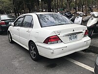 Sedan rear (pre-facelift; Taiwanese spec)