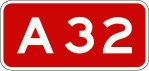 A32 motorway shield}}