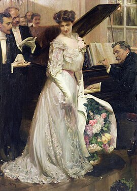 La festeggiata, 1906 Palazzo di belle arti di Lilla