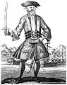 Image 4Engraving of the English pirate Blackbeard from the 1724 book A General History of the Pyrates. The book is the prime source for many famous pirates of the Golden Age. (from Culture of the United Kingdom)