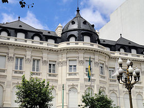 Prédio da embaixada brasileira em Buenos Aires.