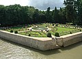 Catherine de Medici's garden seen from the Logis