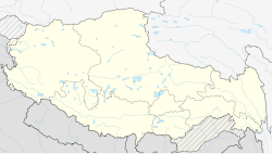 Lhünzhub is located in Tibet