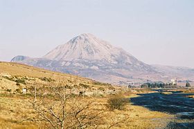 Vue du mont Errigal depuis Gweedore.