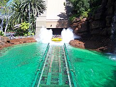 The Jurassic Park River Adventure in Universal Studios Hollywood