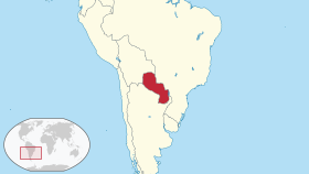 Vendndodhja - Paraguaji