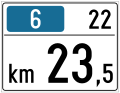 C115 Marking of a state road section