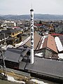 サスキチ味噌の煙突（長野県岡谷市）