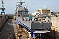 USS Port Royal (CG-73) in drydock.