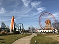 北九州市いのちのたび博物館より望むスペースワールド（福岡県北九州市）