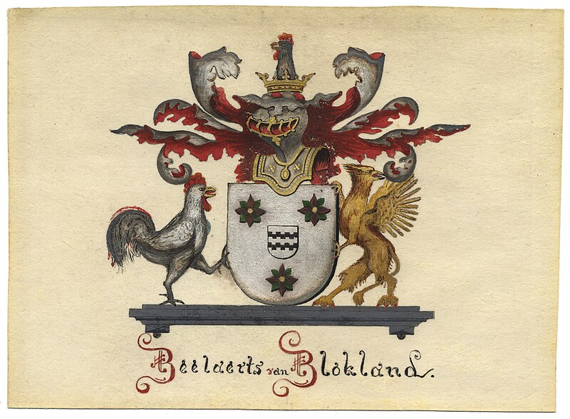 File:Wapen van het geslacht Beelaerts van Blokland, objectnr 7527.JPG