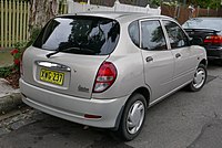 2002 Sirion (M100RS; facelift, Australia)