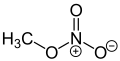 Nitrate de méthyle, le plus simple des esters de nitrate.