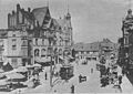 Marktplatz nach Norden, um 1900