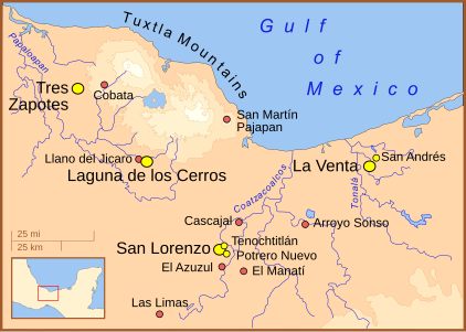 Map of the Olmec heartland, by Madman2001