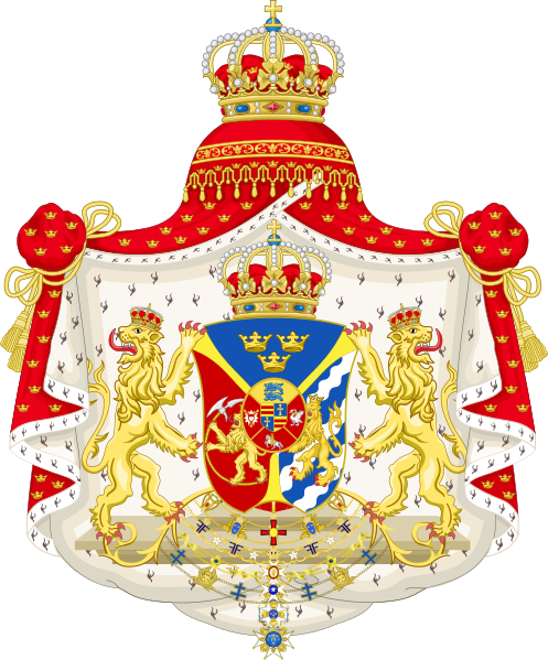 File:Armoiries du Roi Charles XIII de Suède et de Norvège 1814 1818.svg