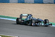 Testing at Jerez, February