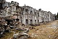 Veduta del forte dal sentiero proveniente dal passo Vezzena