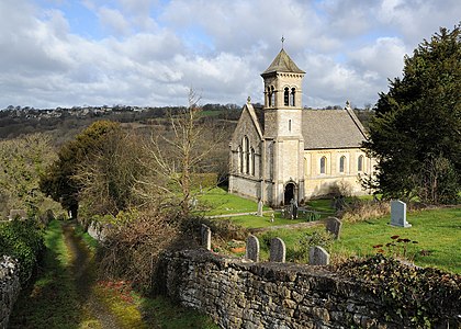 St Luke's Church at Frampton Mansell, by Saffron Blaze