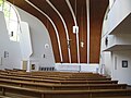 Pyhän Hengen kirkko Wolfsburgissa. Alvar Aalto 1962.