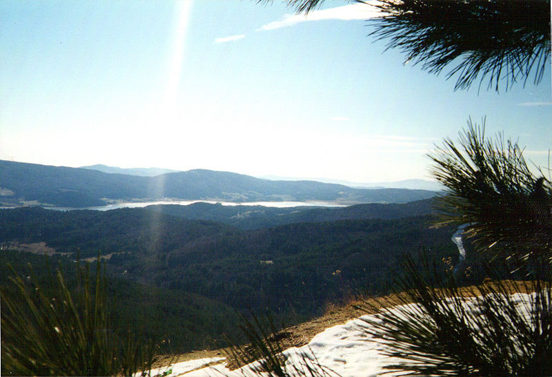 File:Lago Arvo visto dalla strada delle vette.jpg