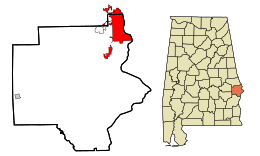 Phenix City – Mappa