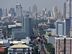 Binondo, with the Manila City Hall and the United Nations station