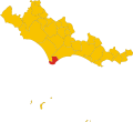 Collocatio finium Municipii Circeorum in Provincia Latinensi.