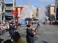 Els Miquelets de Badalona, trabucaires