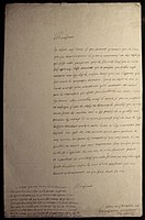 笛卡尔的手写信，1638年12月