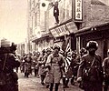 防寒帽・防寒外套を着用した歩兵将兵。1932年1月