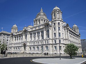 Port of Liverpool Building (újbarokk, 20. sz. eleje)