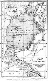 Mappa litografica del lago del 1853