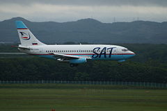 SAT Airlines Boeing 737-200 Adv.