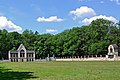 Turnierhof mit Kaiserloge, Richterlogen und Zuschauertribünen