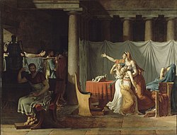 The Lictors Bring to Brutus the Bodies of His Sons 1789