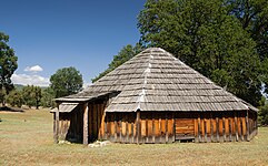 Miwok round house.