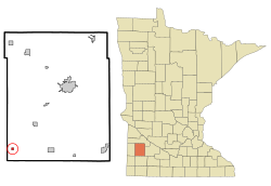 Location of Florence, Minnesota