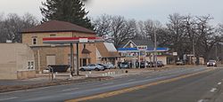 Looking east in downtown Rio on WIS 16