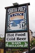 South Pole Inn sign, Anascoul - geograph.org.uk - 2569526.jpg