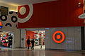 The mall entrance to the Target store in Centerpoint Mall in North York, Toronto, Ontario (store #3609) in 2014. This store closed in 2015 and became a Lowe's in 2016 or 2017. However, Lowe's closed in 2019. As of 2020, the first floor space is replaced with a Canada Computers & Electronics location.