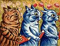 Pintura de Louis Wain (entre 1925 e 1939).