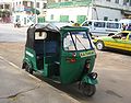 Tuk-tuk on the streets of Banjul, capital of The Gambia