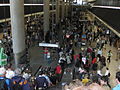 Canary Wharf tube station on marathon day Taken on 26 Apr. Uploaded by me on 4 May 2009.