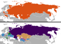 Cold War border changes (1989-1991)