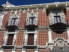 Casa de Alfeñique, Puebla (spätes 18. Jahrhundert)