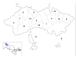 Distretto di Dangara – Mappa